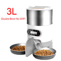 3L 4.5L Double Meal Dog Automatic Feeder Cats Smart Feeding Tuya WIFI Food Dispenser Bowl Auto Recording Timming Pet Feeder