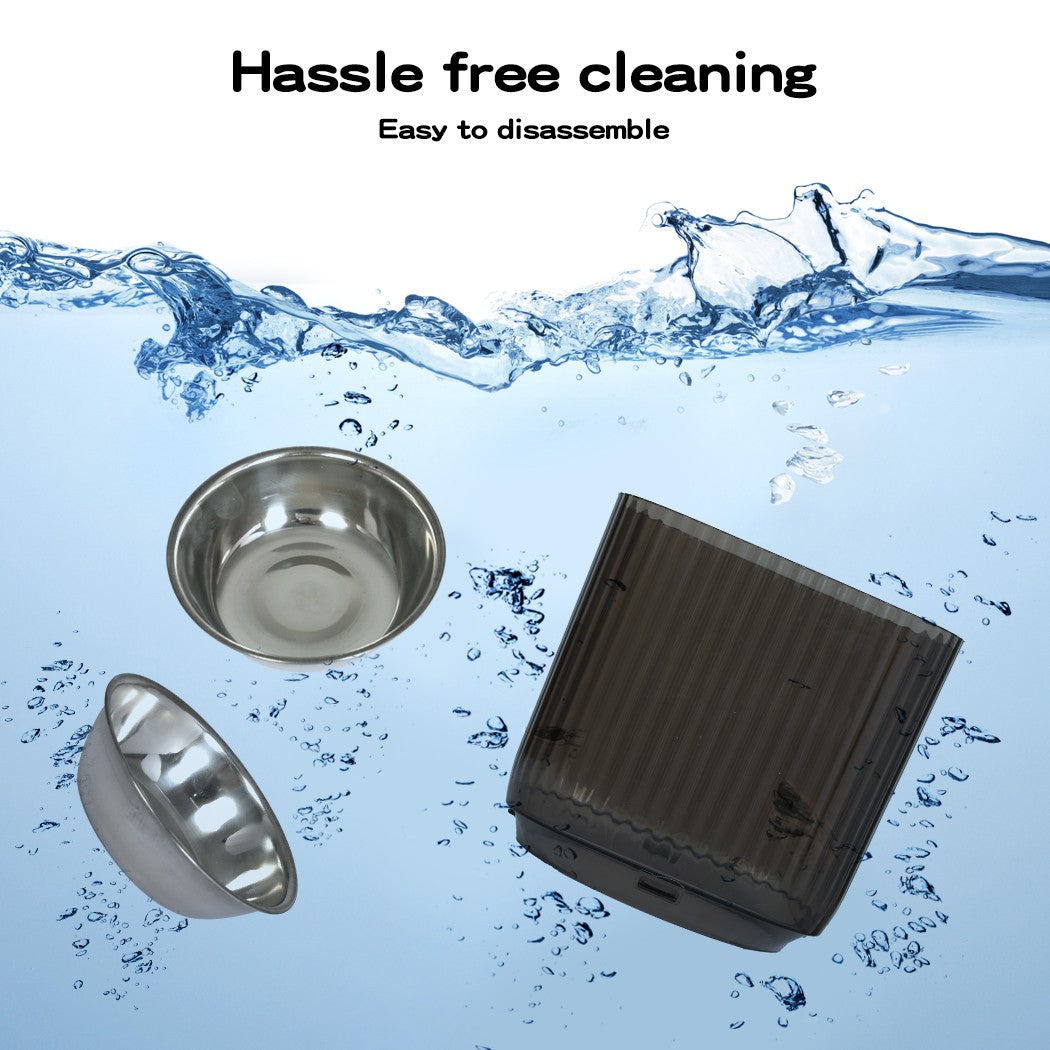 Pawz 5L Automatic Pet Feeder Double Bowl Dog Cat Auto Smart Food Dispenser Timer